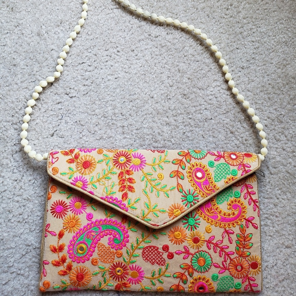Handmade colorful purse